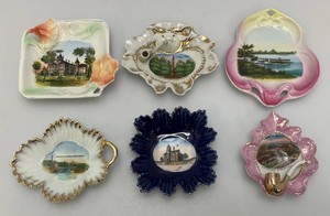 Misc. Antique Porcelain Collectible Souvenir Ashtrays