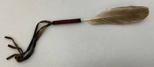 Native American Beaded Smudge Feather