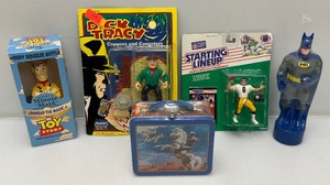 Misc. Collectible Toys Including DICK TRACY Action Figure And More (New Old Stock)