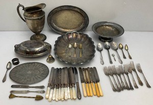 Large Group Of misc. Silver Plated Items