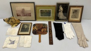 Misc. Vintage Items Including Quartz & Turquoise Clock And More