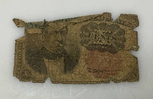 1874 5th Issue US 10 Cents Fractional Currency (In Protective Sleeve) As Seen