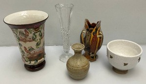 Unique Vintage Pottery Vases ,Italian Bee Bowl And More