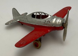 Vintage Hubley Kiddie Toy U.S. Army Die Cast Miniature Airplane 6 x 8 Nice Condition