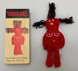 Vintage Collectible Voodoo Doll In Original Box 8