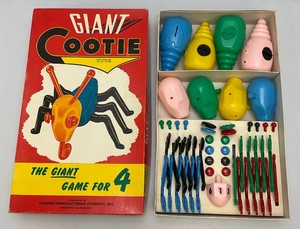 EST. $125.00-$200.00 1949 Giant Cooties Game In Original Box (Complete)