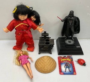 Misc. Collectible Toys Including Star Wars Darth Vader Electronic (Works) And More