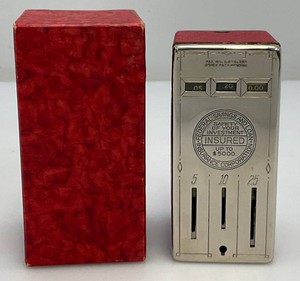 Vintage Security And Loan Association Of Billings Montana Savings Bank With Original Box