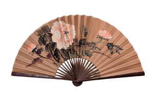 Decorative Painted Folding Wall Fan