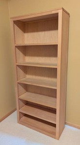 Bookshelf - Light Maple Adjustable Bookcase