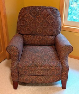 Reclining Armchair - Upholstered Chair With Footrest