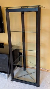 Glass Display Cabinet - BellOgetti Tempered Glass Curio Shelf