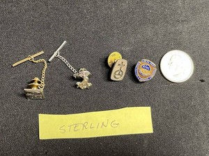 Vintage Sterling Jewelry & Pin Mixed Lot - Ford Marketing Institute