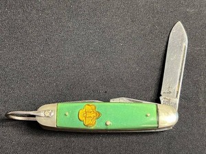 Vintage Multi-Tool Pocket Knife - Green KUMMASTER Folding Knife