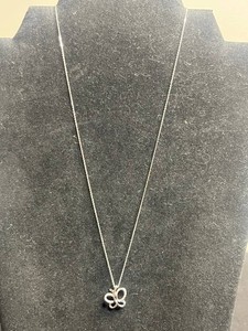 Diamond Pendant Necklace - Sterling Silver Natural Diamond 0.04cttw - $175 retail tag