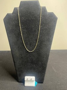 Fine Jewelry - Sterling Silver Necklace 2.73 g & Moissanite & Sterling Stud Earrings Mixed Lot