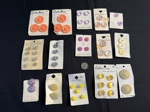 Vintage Sewing Buttons - Costumakers, Streamline & Assorted