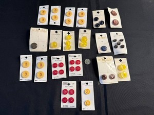 Vintage Sewing Buttons - B.G.E., Streamline, Sears & Le Chic