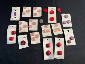 Vintage Sewing Buttons - La Mode, B.G.E. & Assorted Styles