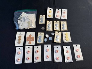 Sewing Buttons - Vintage Streamline, B.G.E. & Assorted Mixed Lot