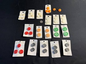 Vintage Sewing Buttons - Streamline, B.G.E. & Le Chic Mixed Lot