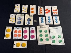 Vintage Sewing Buttons - Streamline, BGE & La Mode