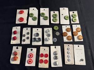 Vintage Sewing Buttons - Streamline, B.G.E. & Doreen Mixed Lot