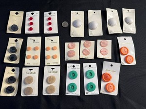 Vintage Sewing Buttons - Streamline, BGE, Vogue & La Mode