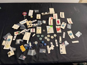 Sewing Buttons - Vintage Mixed Brand Assortment