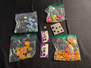 Button Assortment - Le Bouton Hook 83 & Decorative Sewing Buttons