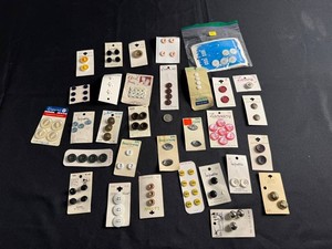 Sewing Buttons - Vintage Streamline, La Petite & Assorted Mixed Lot