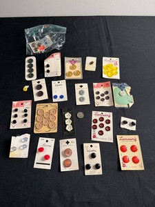 Vintage Sewing Buttons - Lansing, Streamline & La Petite Mixed Lot
