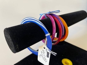 Bangle Bracelets - Colorful Mixed Set (Lot of 6)