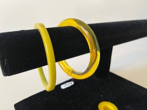 Bangle Bracelets - Yellow (Lot of 2)