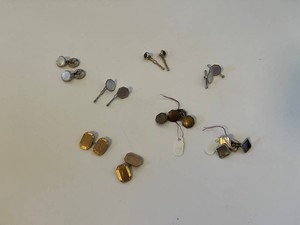 Cufflinks - Vintage Mixed Styles, Mother-of-Pearl & Enamel