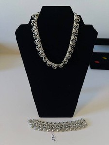Costume Jewelry Necklace & Bracelet Set