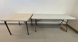 Two Folding Tables