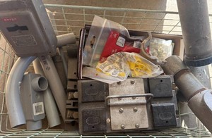 Assorted Vintage Electrical Supplies - Fuses, Conduit Body and more.