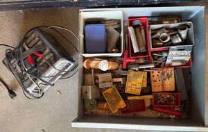 Battery Charger and Assorted Tools