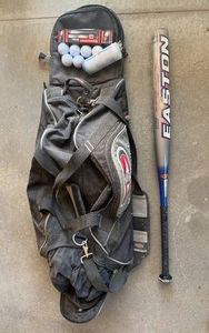 Easton Baseball Bat and Sports Bag