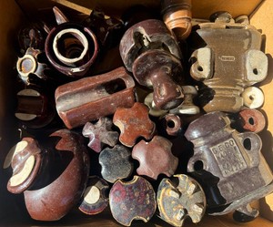 Vintage Electrical Insulators - Ceramic
