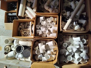 Huge Lot of PVC Parts, Pieces and Pipes