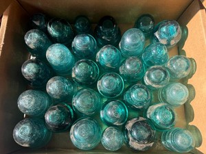 Vintage Electrical Insulators - Glass