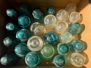 Vintage Electrical Insulators - Glass