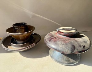 Vintage Electrical Large Insulators - Ceramic