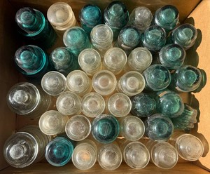 Vintage Electrical Insulators - Glass