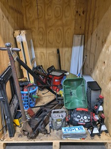 Lot of tools garage items