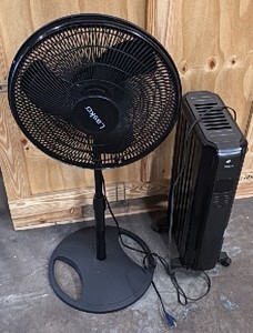 Lasko fan and DREO Oil-Filled Radiator Heater