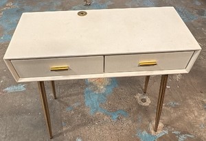 Small white desk