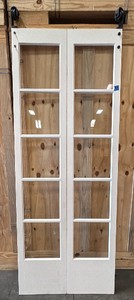 White sliding door